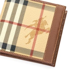 BURBERRY - BI-FOLD WALLET WALLET IN COATED CANVAS